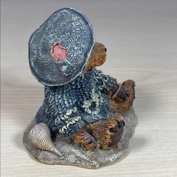 Boyds Bears Christian by the Sea Adorable Bear Figurine with Blue Sweater - Picture 4 of 5